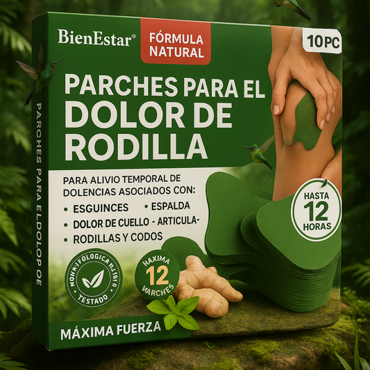 10 Piezas Parches Naturales Para Rodilla